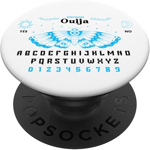 Ouija Board - PopSockets intercambiables con diseño de polillas ocultas para Halloween