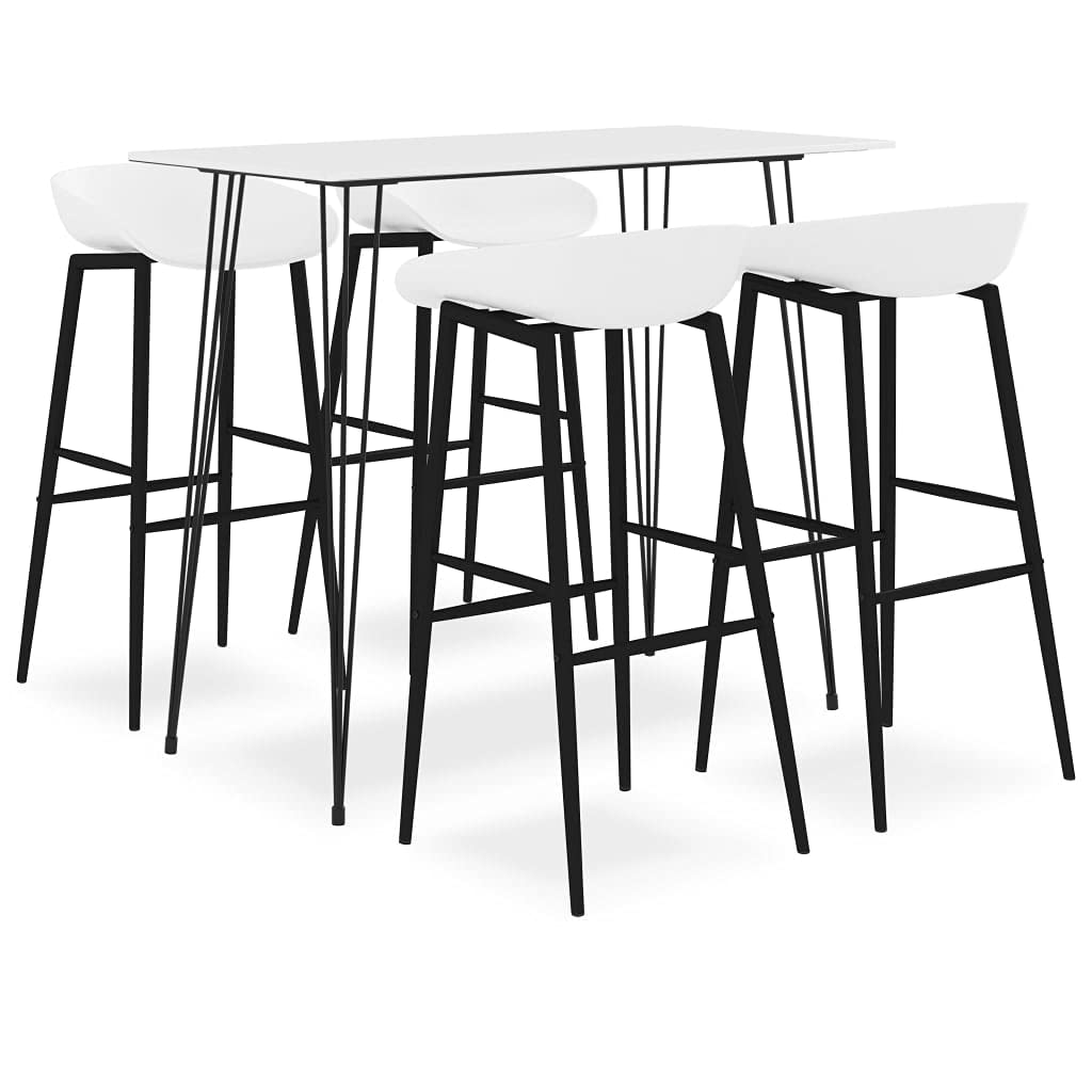 Taburetes de bar de metal resistente y mdf con mesa de comedor duradera para bares o viviendas