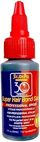 cola cilios, Super Cola 30ml Para Alongamento Mega Hair 30 segundos Salon Pro