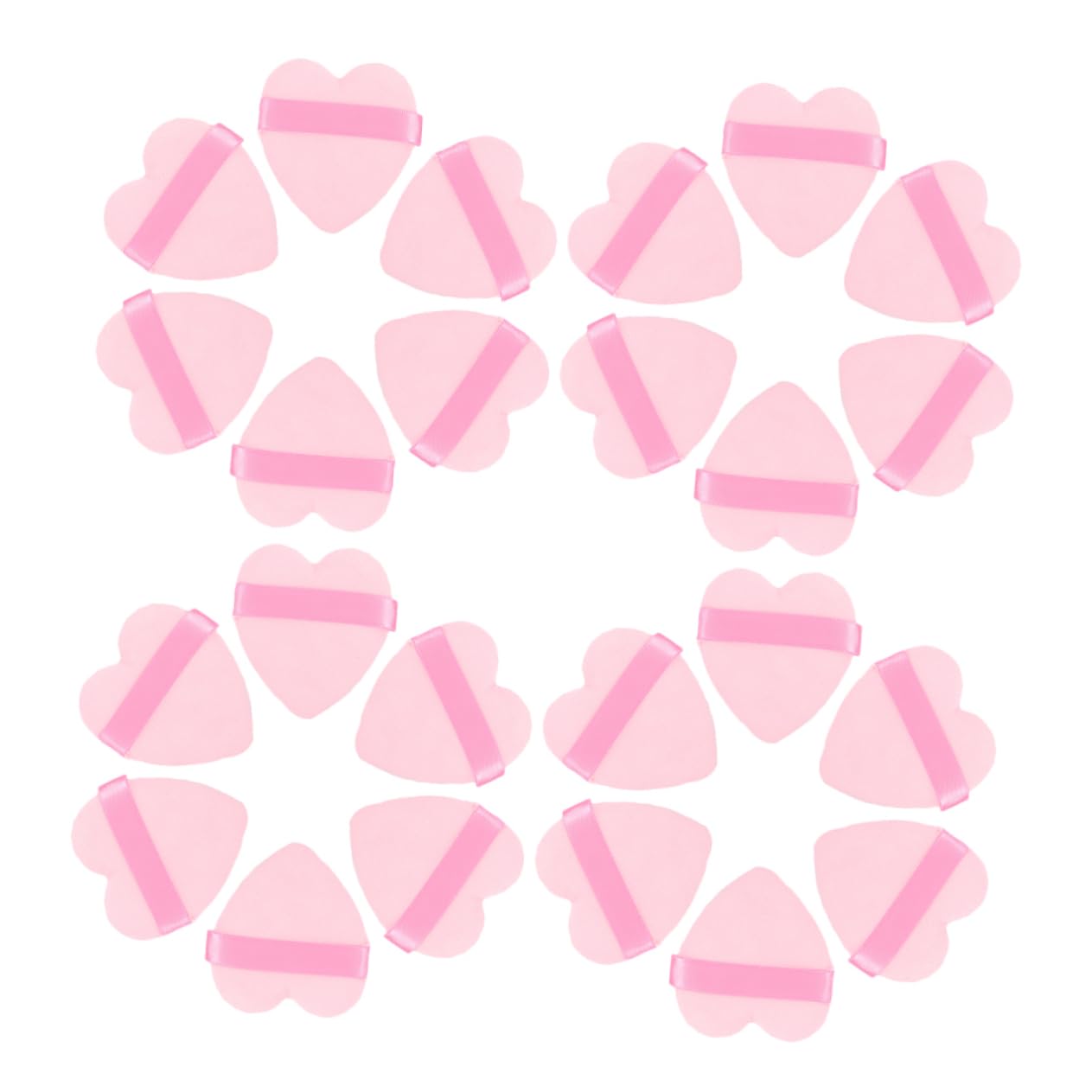 Healeved 50pcs Cushion Puff Wipes Makeup Puff Powders Blush Brush Setting Powder Puff Mini Powder Puff Puffers Makeup Brushes Foundation Makeup Glow Liquid Pink Sponge