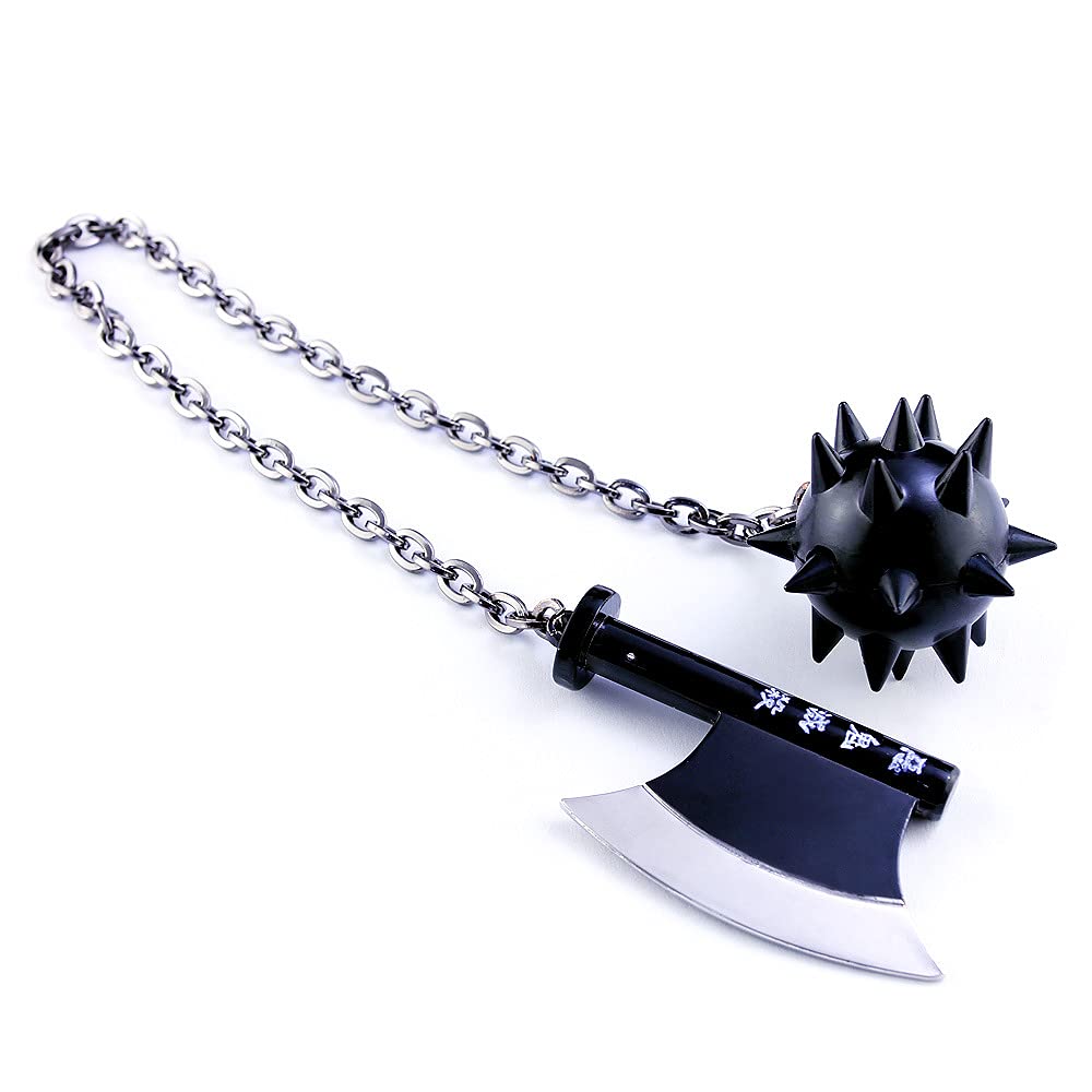 mankecheng Demon Slayer Kimetsu no Yaiba Himejima Kyoumei Weapon Metal Model Action Figure Arts Toys Keychain Gift
