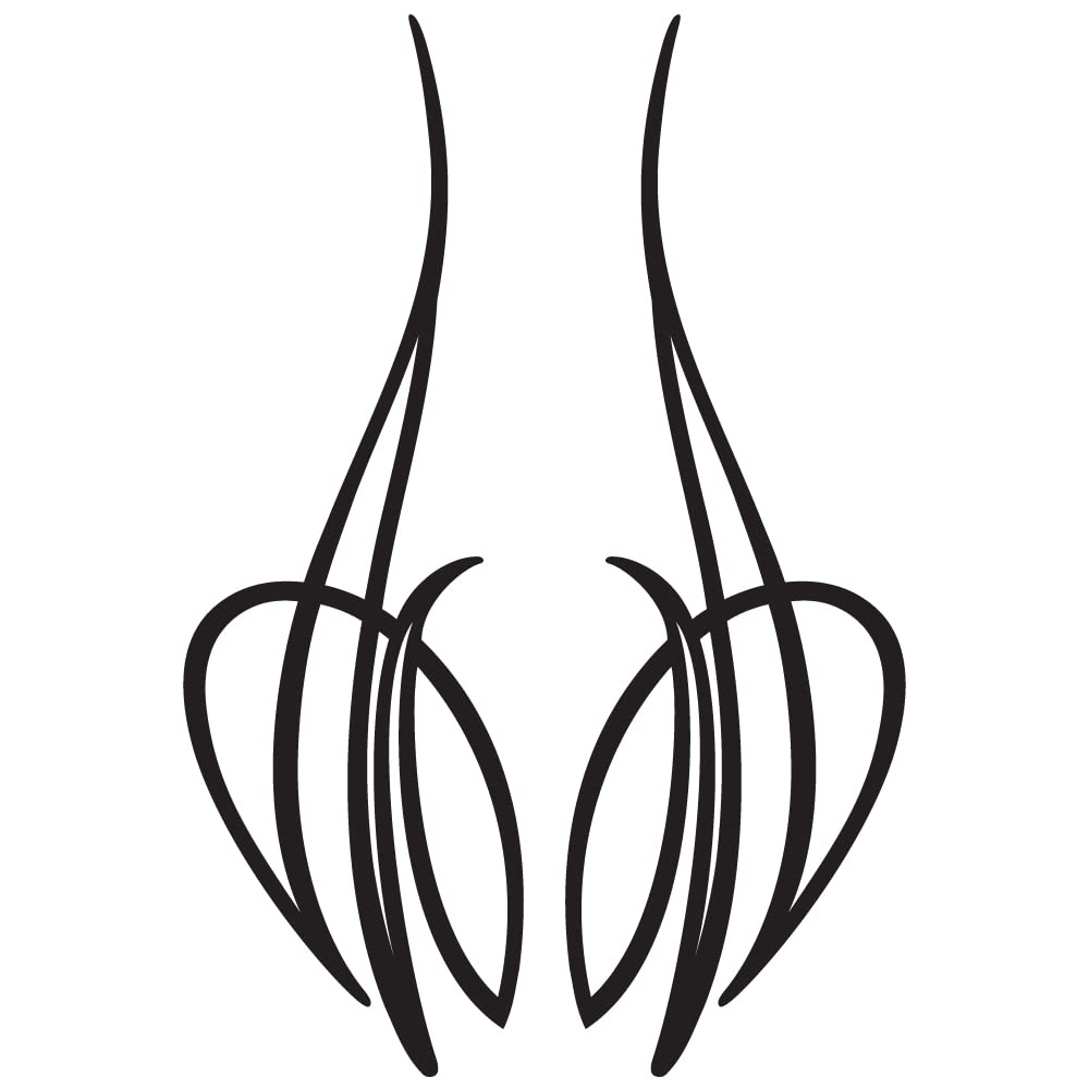 Pinstripes for Car, Bike Decoration Bumper Glass Vinyl Decal Sticker (P-18)