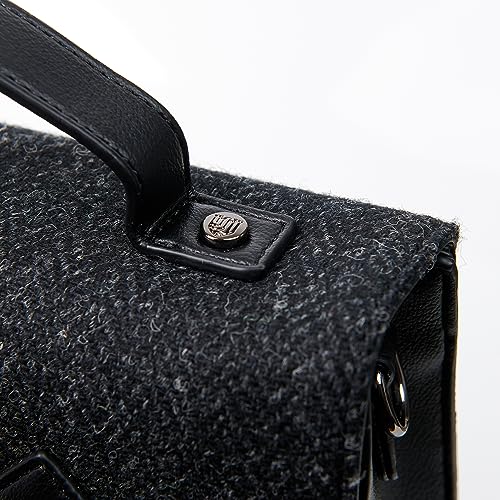 Image of Islander The Calton Satchel - Ladies Satchel With HARRIS TWEED - Small and Medium