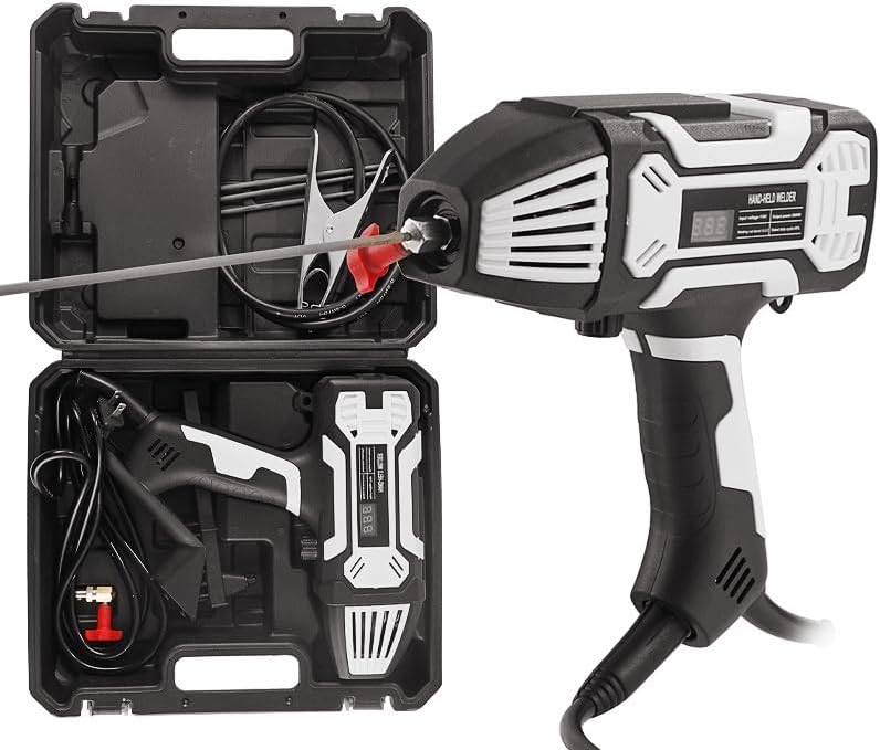 Soldador Portatil Inversor IGBT, Soldadora al Arco 20-200A Ajusta...