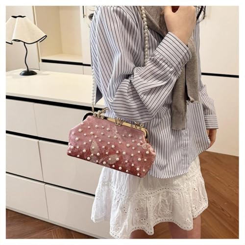 Bolso Tote Mariposa de Perlas para Mujer miniatura 6