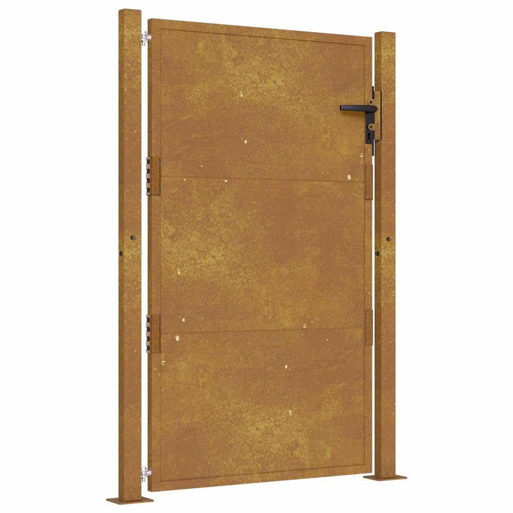 Portal de jardín 100x125 cm de acero corten
