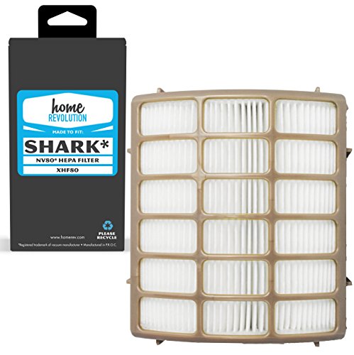 Shark NV80 HEPA Filter Home Revolution Brand Replacement Fits Shark Navigator Professional Model NV80 Vacuums, Compare to Shark 