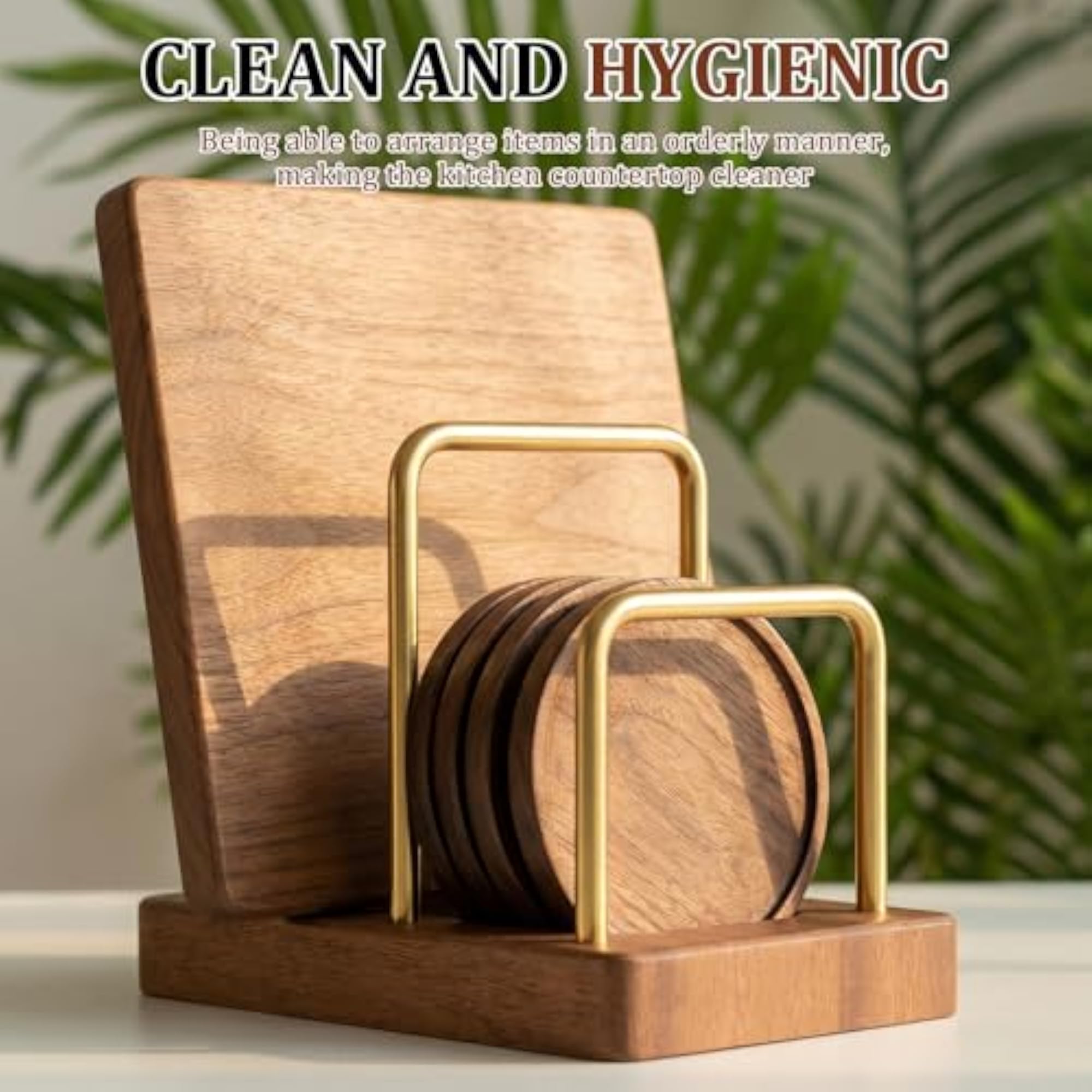 Cutting Board Rack Holder Organizer Stand