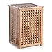 Zeller Present 13438 Panier à Linge en Bambou 40 x 40 x 58 cm