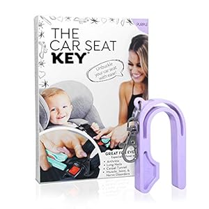 The Car Seat Key – Original Car Seat Key Chain Buckle Release Tool – Easy Unbuckle Opener Aid for Nails, Parents…