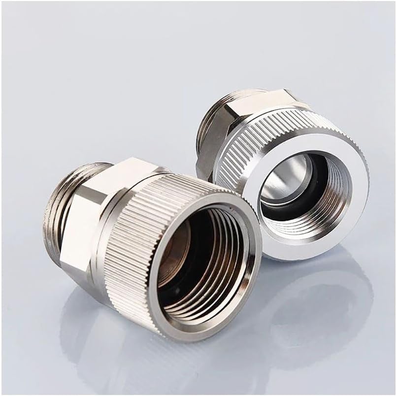 1Pc 360° Swivel BSP Pipe Coupler, 1/2" 3/4" 1" 1-1/2" 2" Male Female Equ/Reducer Fitting for Fuel Nozzle(1 Inch Rotary joint)