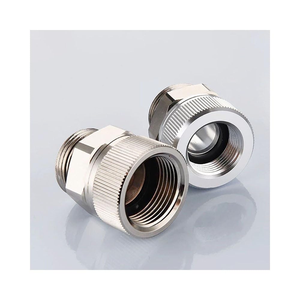 1Pc BSP Threaded 360° Rotating Coupler, 1/2"-2" Male Female Equ/Reducer Pipe Fitting for Fuel Applications(1 Inch Rotary joint)