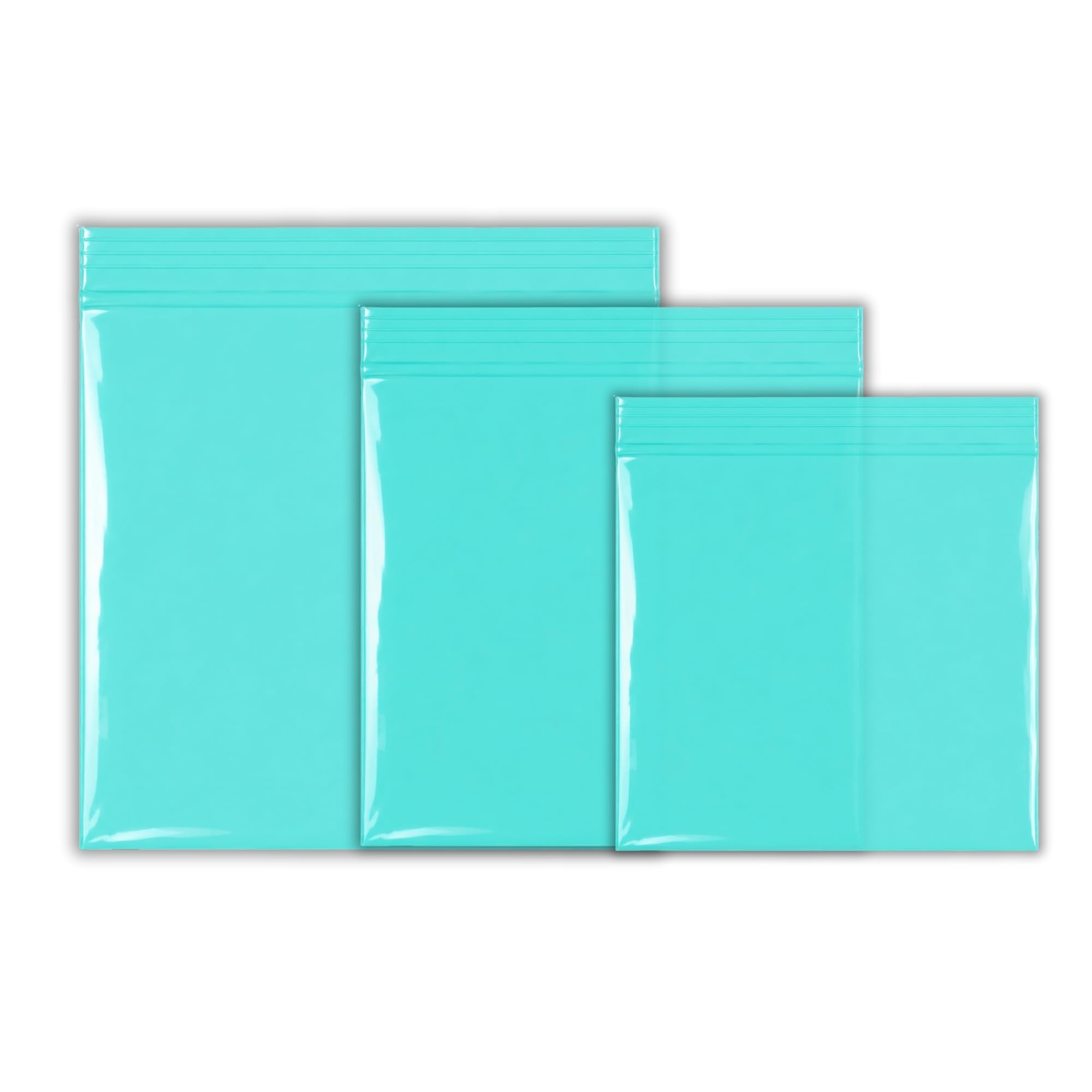 Fenny's Creations 1000Pcs Green 25 X 25Mm Grip Seal Bags Resealable Poly Plastic Storage Bags Zip Lock (1 Inch) Bags Baggies, Air Tight Zipper Bag, Polythene Packaging For Food Storage, (1000Pcs Green)