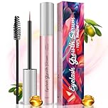 Eyelash Growth Serum: Lash Enhancing Serum with Advanced Formula to Boost Longer Fuller and Thicker Looking Lashes to Growth Stronger, Cruelty-Free Irritation Free Vegan 5ML