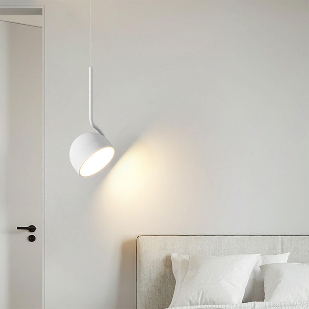 Éclairage d'intérieur minimaliste LED en fer tricolore pour villa