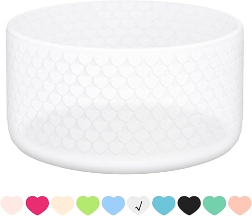 WUQID Bota de silicona con textura en forma de corazón compatible con Stanle Quencher H2.0 e IceFlow Flip de 20 onzas, 30 onzas, 40 onzas y Hydroo