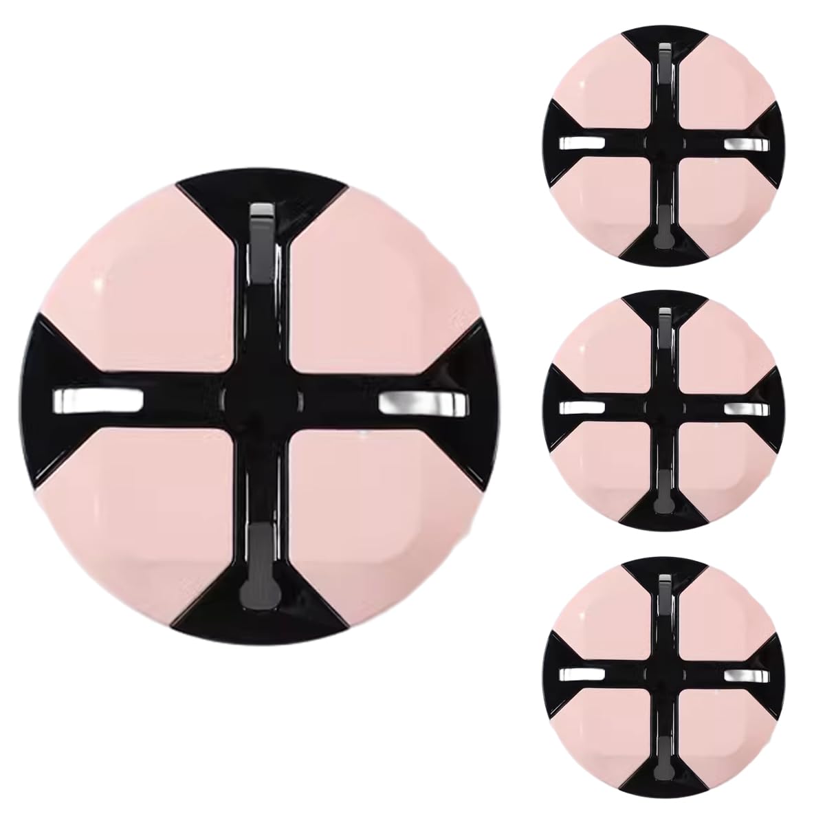 Capuchons De Moyeu 12 Pouces 4PCS Deep Dish Van Wheel Trims Hub Caps,Rose