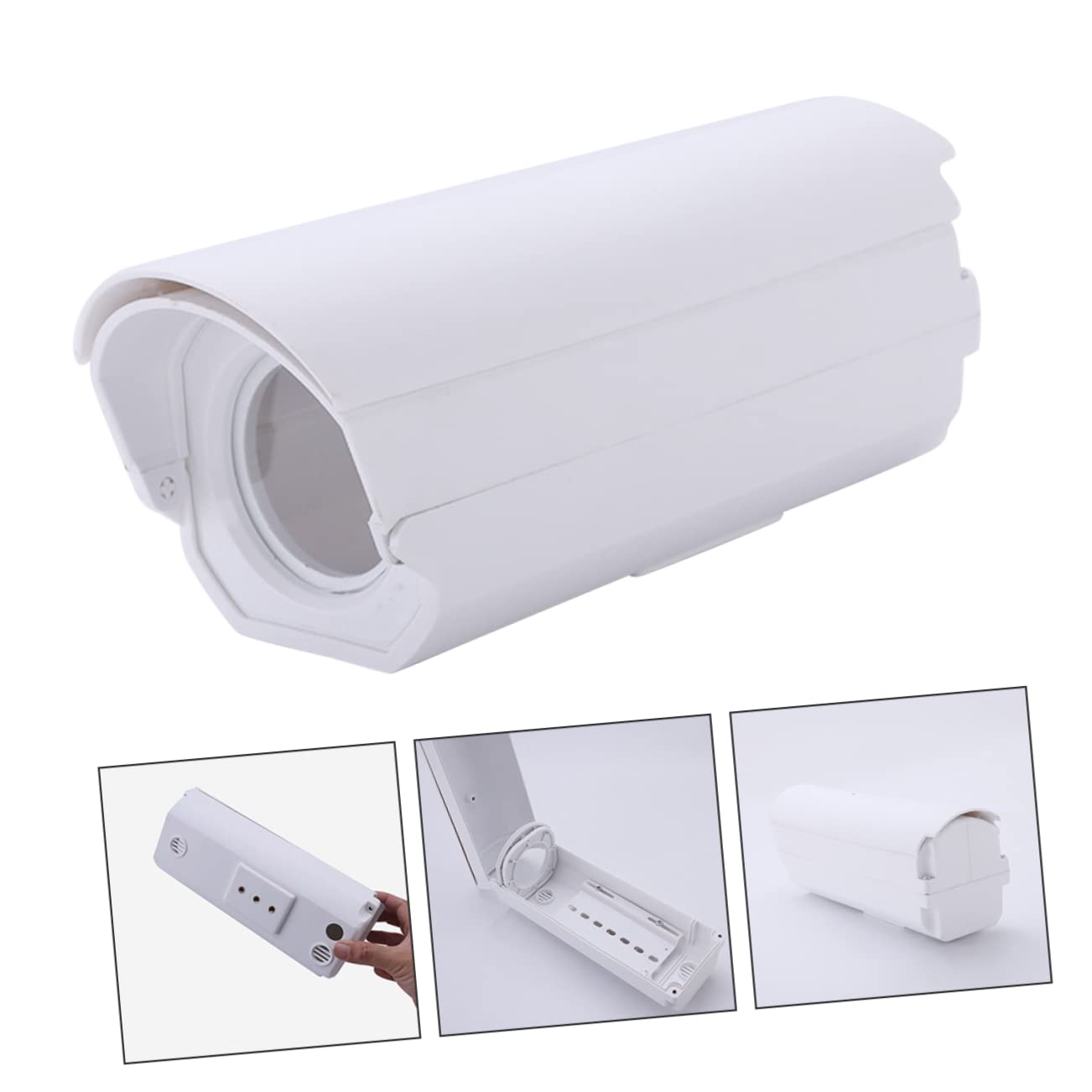 NUOBESTY 2 Pièces Housse de Protection pour Caméra Extérieure Boîtier Étanche pour Caméras de Installation Facile Aux Intempéries Eau Accessoires Durables pour Protéger Votre Équipement