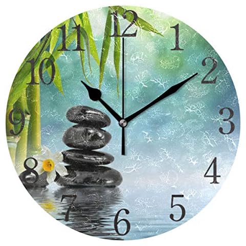 AABAO Zen Stones Bamboo Wall Clock Cover