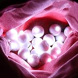 Neo LOONS 100pcs/lot 100 X White Round Led Ball Lamp Balloon Light Long Standby Time for Paper Lantern Balloon Light Party Wedding Decoration, White Case [Update Version]