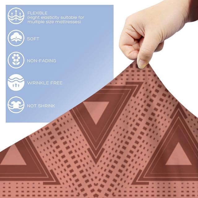 Miniatura 3 de Juego de edredón bohemio  Juego de edredón King para mujer y hombre, juego de cama de 3 piezas con estampado floral en un lado para el hogar,