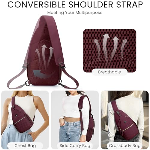 Image of Vankor Small Crossbody Purses Bags for Women Men Travel, Chest Sling Bag Women Casual Cross Body Bag for Woman Sling Backpack