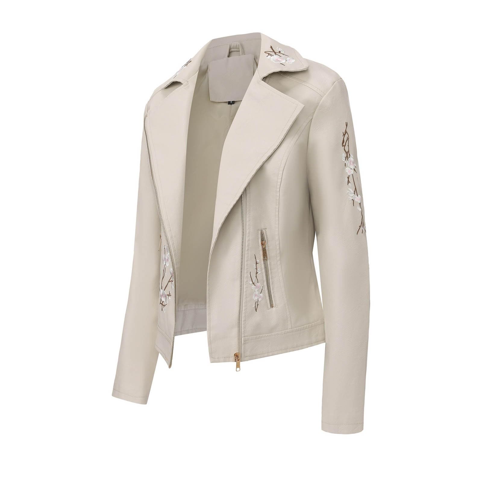 Giacca in Pelle Donna Giubbino Giacchetto Oversize Jacket Ecopelle Eleganti Giacchino Leggera Giubbotto Biker Leggero Bomber Finta Corta di Curvy Corto