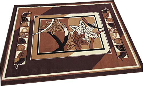 Image of Most Popular Rectangular Hall Carpet Fine Wool with Soft Touch 8X11 Feet Brown Multi