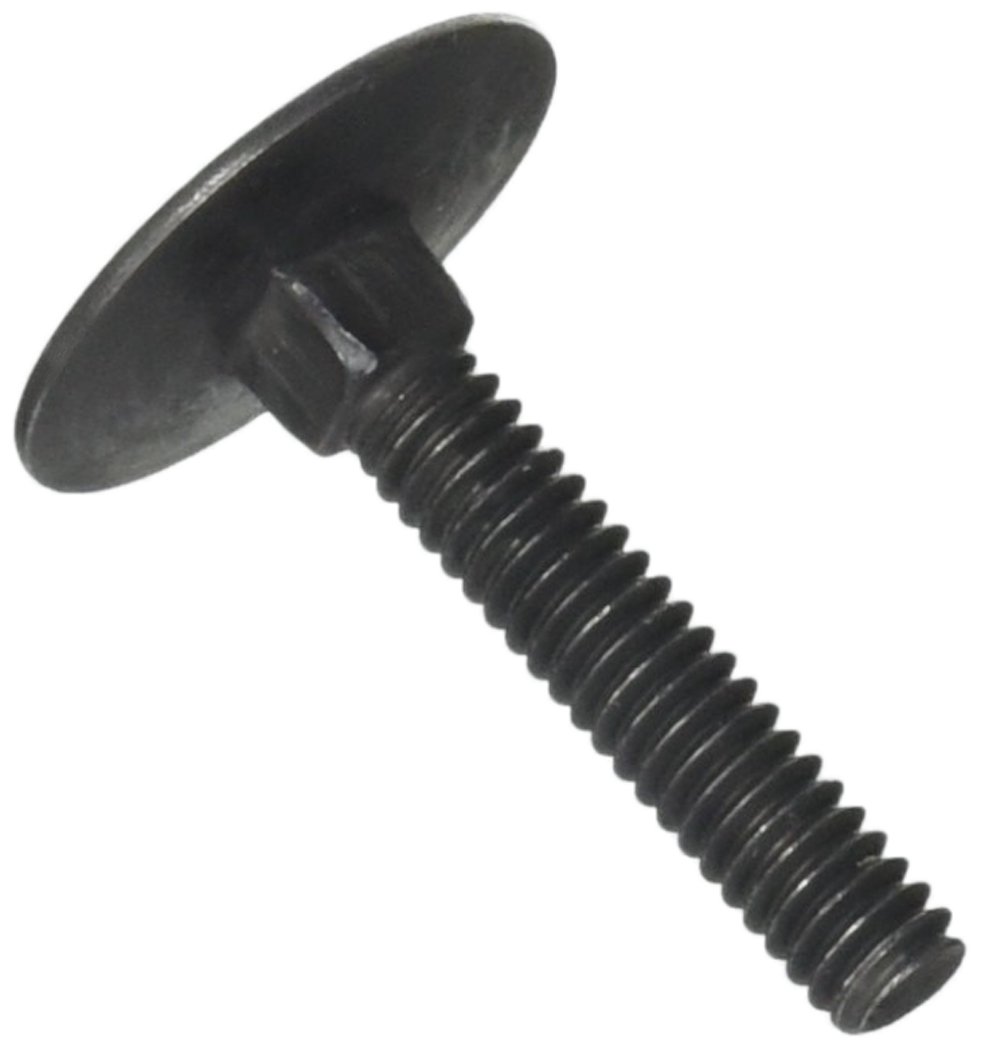 Hillman Elevator Bolt Flat Head Plain Black Phosphate Coarse Thread 1/4"-20 x 1-1/2" Black – 100 Pack