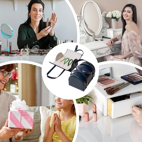 Boîte à bijoux et porte-montres à 7 compartiments pour bureau - 5