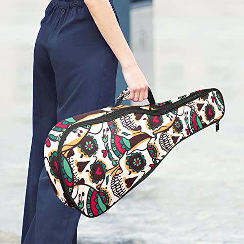 Sac Ukulélé Crâne Vintage Mexique Étui Pour Ukulélé 23 Pouces Pour Tenor Soprano Concert Étanche Housse Pour Ukulélé - Les Beatles, Paul McCartney, John Lennon, RIngo Starr, George Harrison Sac Ukulélé Crâne Vintage Mexique Étui Pour Ukulélé 23 Pouces Pour Tenor Soprano Concert Étanche Housse Pour Ukulélé – Image 7