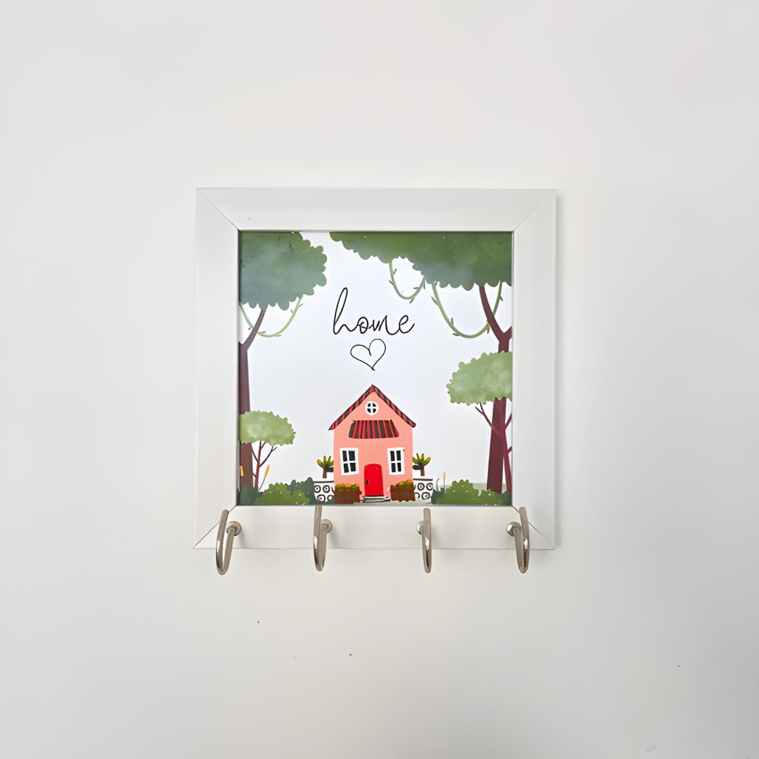 Handcrafted Key Holder for Home | Stylish Key Hanger for Wall Decoration | 7 inch x 7 inch (111) (B0D9FW576M) Amazon Price History, Amazon Price Tracker