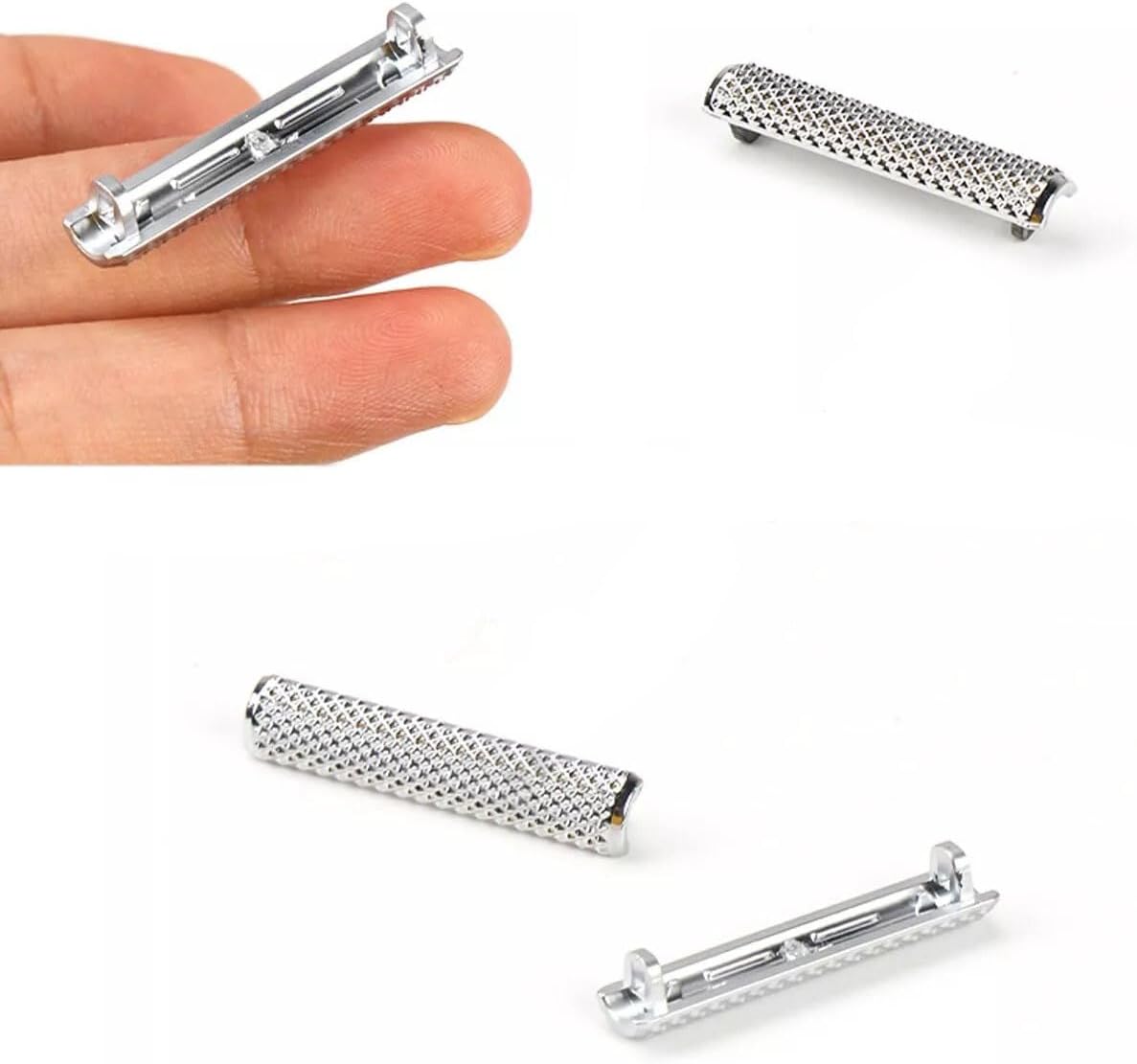 Chrome A/C Vent Toggle Piece Outlet Clip Strip Trim for Porsche Cayenne 2017 2018 2019 2020 2021 2022 (4PCS), 2017-22