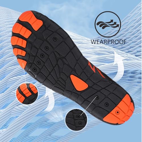 Image of SIOSNETA Hike Barefoot Shoes for Women Men, Breathable Non-Slip Athletic Footwear, Wide Toe Water Shoes for Hiking, Non-Slip Neuropathy Shoes for Women Men, Grounded Comfort wear
