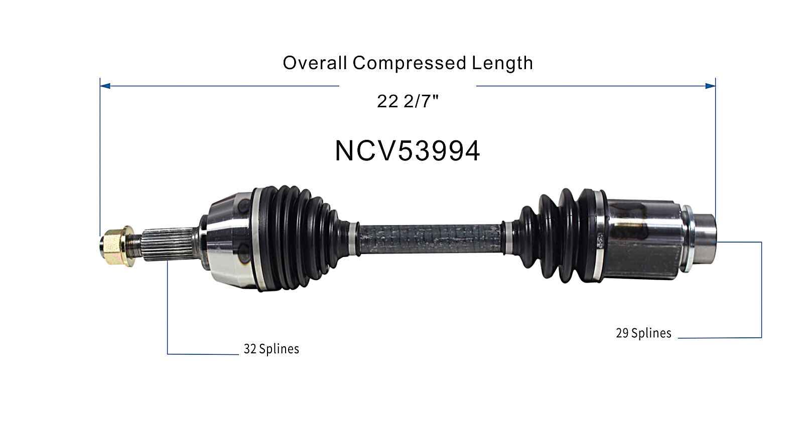 Amazon.com: GSP NCV53994 CV Axle Shaft Assembly - Right Front