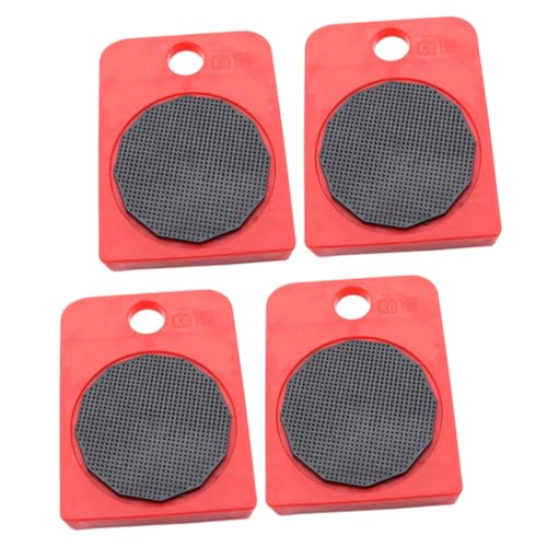 NUOLUX 4個 重い家具用 家具スライダー キャスター付き 滑り止め 床保護 耐久性 冷蔵庫 キャビネット ベッド移動簡単