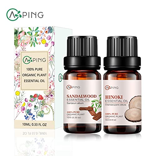Aceites Esenciales Sándalo e Hinoki 2x10ML Puro Orgánico miniatura 7