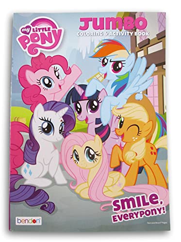 Coloring Books Pony Coloring and Activity Book Featuring Rainbow Dash, Fluttershy, Applejack, and More - 64 Pages
