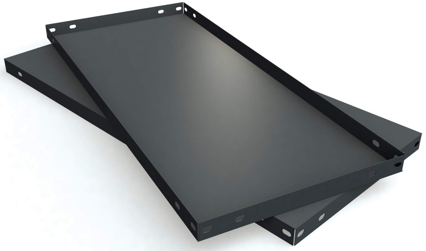 SimonRack Bandeja Metálica Estantería, 1 Unidad, 1100x400x35mm, Gris