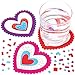Produktbild Baker Ross AT540 Mosaik-Herz-Untersetzer-Set, 6 Stück, kreatives Valentinstag-Kunst- und Bastelzubehör für Kinder zum Basteln und Dekorieren