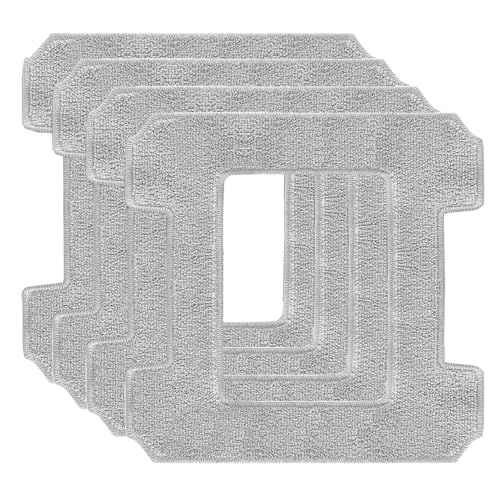 Seeing.U 4 Piezas W2 Paño De Limpieza Kit, W2 Robots Limpiacristales Almohadillas De Limpieza, Para Limpio Ventana