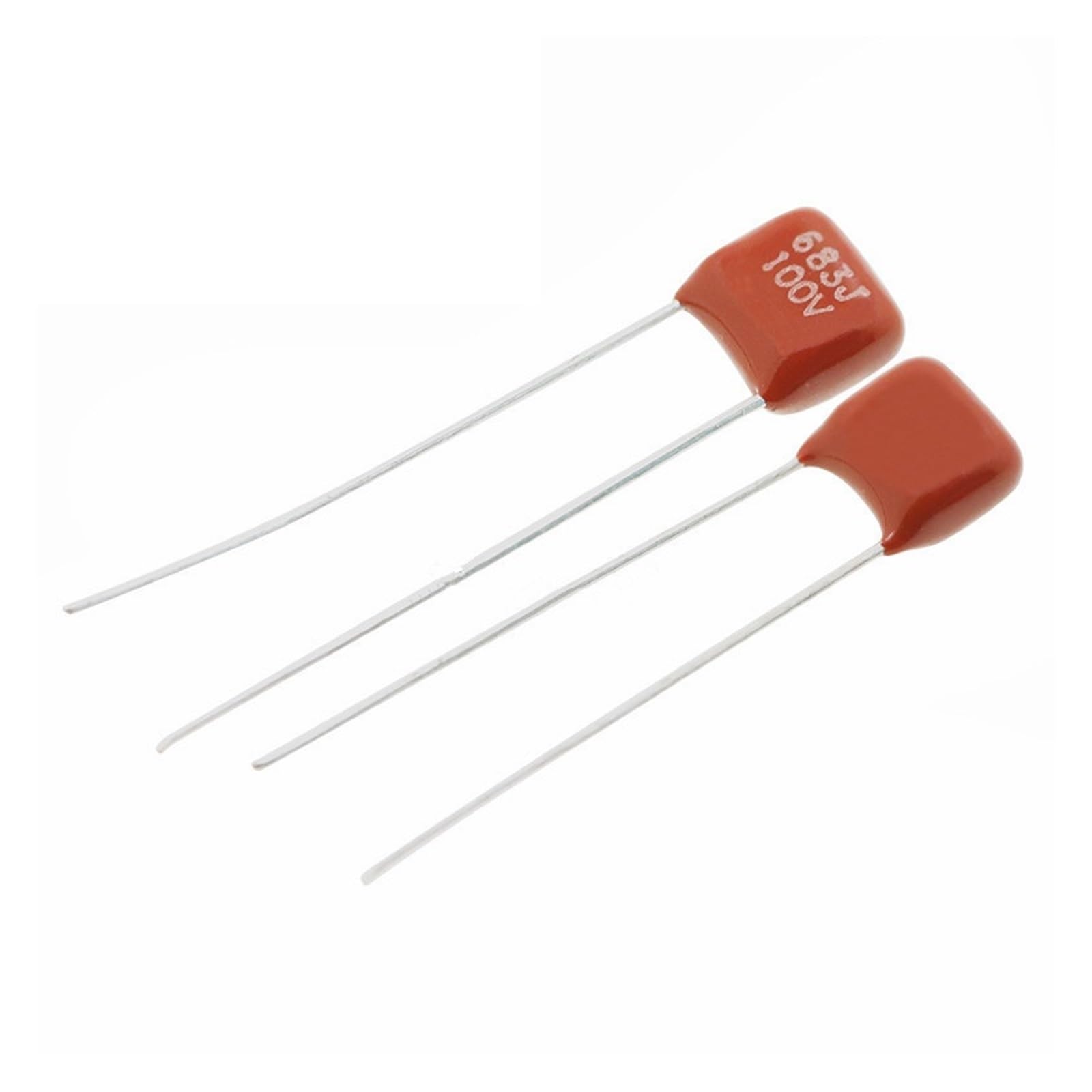 ICXLPMC 20PCS 100V683J 68NF 0.068UF Pitch 5MM 100V 683 CBB Polypropylene film capacitor