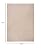 SAFAVIEH Courtyard Collection Area Rug - 6'7" x 9'6", Natural & Black, Non-Shedding & Easy Care, Indoor/Outdoor & Washable-Ideal for Patio, Backyard, Mudroom (CY8521-37312)