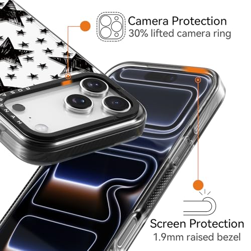 Coque iPhone Pro antichoc 2m Rosarnnah 17BS pour éviter les bris d'écran à l'usage