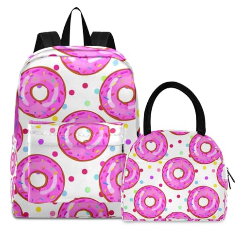 Sac à déjeuner isotherme imperméable rose pour préserver le repas de votre fille
