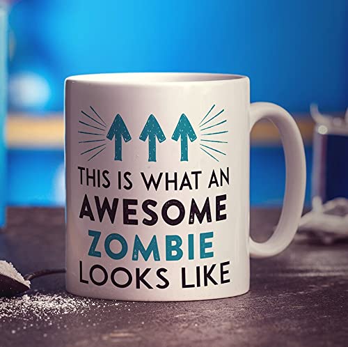 Printster This is What an Awesome Zombie Looks Like Mug - 11oz Ceramic Cup