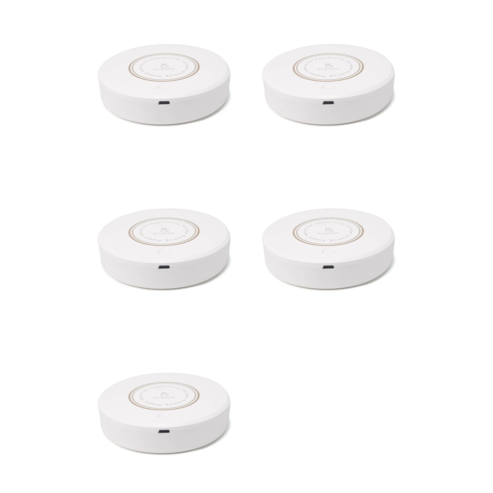 Aundhegrtt 5X Compact Magnetic Stirrer, Mini Automatic Beverage Mixer, USB-C Rechargeable, Suitable for Glass & Ceramic Cups