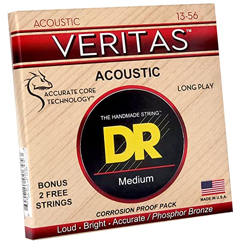 DR String VTA-13 Veritas Jeu de cordes pour guitare acoustique - Les Beatles, Paul McCartney, John Lennon, RIngo Starr, George Harrison DR String VTA-13 Veritas Jeu de cordes pour guitare acoustique – Image 3