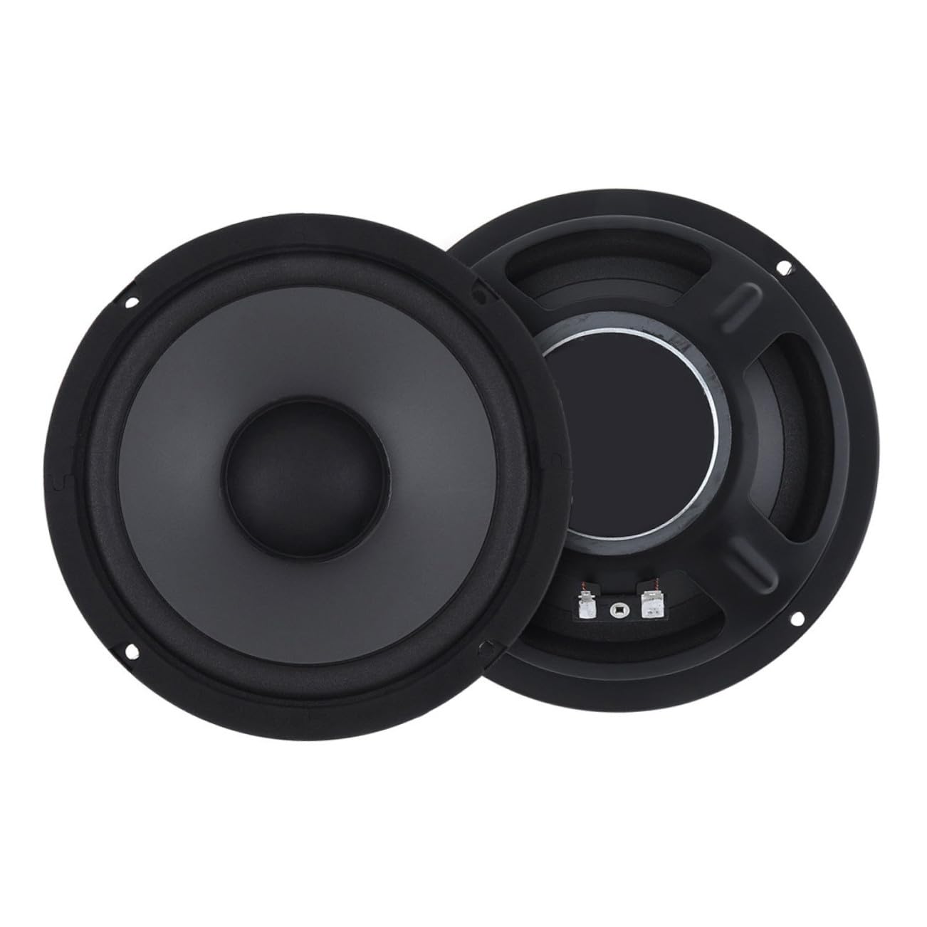Mipcase Altoparlanti Per Porte Auto Posteriori 4 Ohm Kit 2 Pezzi Magnete, Compatibili Per Impianti Audio Auto Modificati, Resistenti e Versatili Per Musica Classica, Jazz, Rock