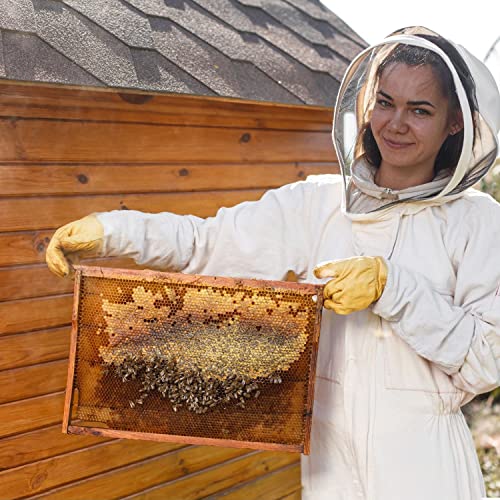 Flexzion Ganzkörper-Imkeranzug, Imkerbekleidung Overall Jacke Outfit Ausrüstung Bienenhaltungszubehör mit schützender… – Bild 7